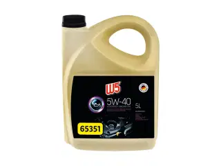 Motorolie 5W/40 5l dunke - 5 stk. nye