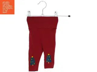 Røde leggings med juletræer fra H&M (str. 50)