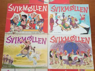 7 stk "Svikmøllen" fra 1974-1980.