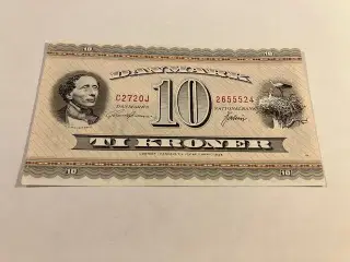 10 Kroner Erstatningsseddel 1972 Danmark