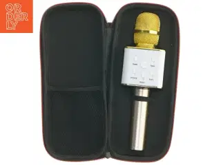 Trådløs mikrofon med etui (str. 25 cm)