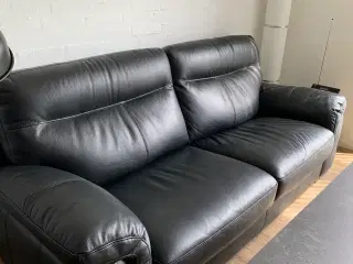 Lædersofa 3 pers 