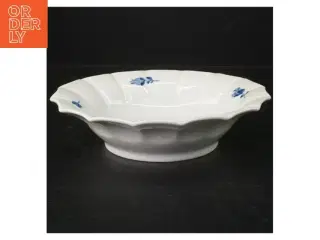 Blå blomst porcelænsfad fra Royal Copenhagen (str. 21 cm)