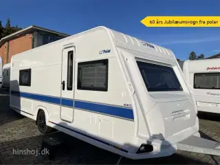 2024 - Polar Blueline 620 BSA   Luksus Polar vintervogn med enkelsenge fra Hinshøj Caravan