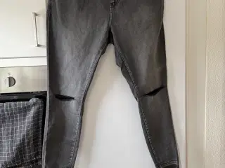 Jeans Zizzi str 46 grå og blå