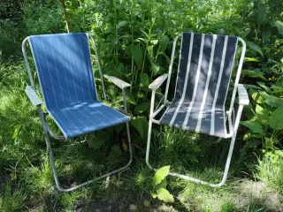 Fede retro strandstole til sommeren