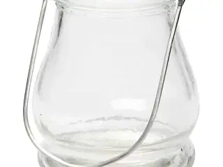 Elegant Græskar Lanterne i Klart Glas - 12 stk.
