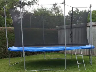 Trampolin med trappestige Ø 426 cm