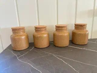 Krukker med korklåg