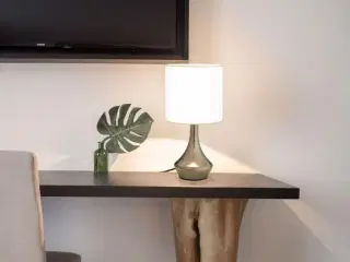 Bordlamper 2 stk. touch-knap E14 hvid