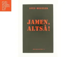 Jamen, altså! af Sten Hegeler (Bog)