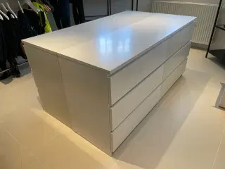 Ikea Kommode "Kullen" med 6 skuffer, hvid