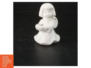 Keramik engel lysestage (str. 11,5 cm)