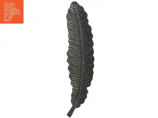 Dekorativ fjer/bladformet fad (str. 25 cm)