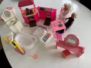 Barbie dukker og møbler