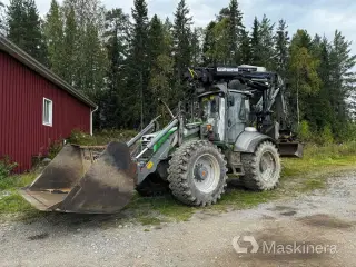 Grävlastare Lännen 8800 G med kran och redskap