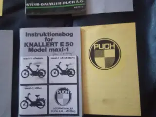 Puch Maxi instruktions bøger