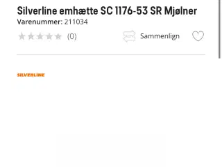 Helt ny Silverline emhætte byd