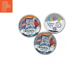 Forskellige typer putty (str. Ø 8 cm)