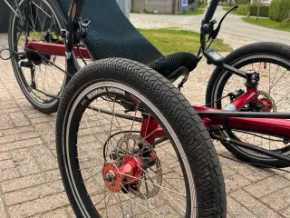 Liggecykel trike 