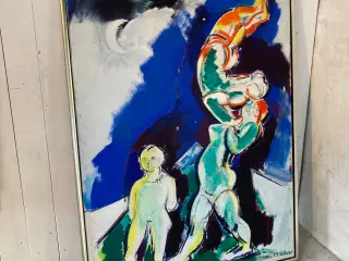 Gilkær oliemaleri bornholm