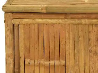 Opbevaringskasse til haven 110x52x55 cm bambus