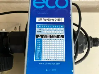 Vandfilter med UV anlæg