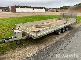 Maskintrailer VA 3 akslet 3500 kg