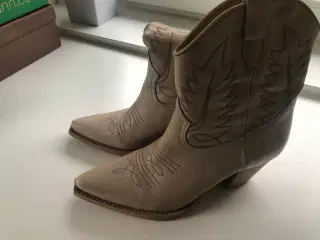 Cowboy støvler ægte læder, som ny