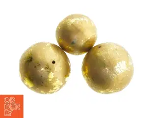 Dekorative guldkugler i keramik