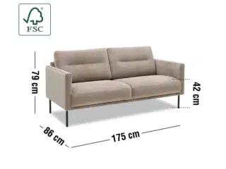 Ilva larvik 2 1/2 personers sofa