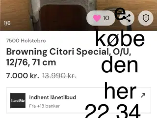 Browning købes gerne