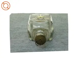 Snapseflaske til julesnaps fra Holmegaard (str. 19 x 10 x 7 cm)