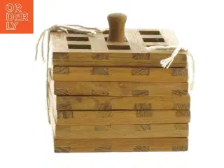 Trip Trap glasbakker, teak (str. 8x8 cm)