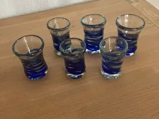 6 stk. Portvinsglas Skagen Glaspusteri