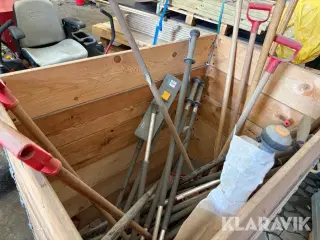 Blandede lot redskaber
