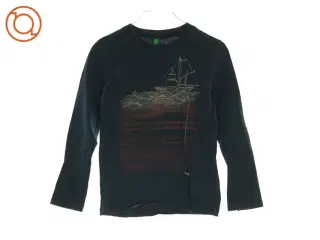 Langærmet bluse fra Benetton (Str. ca. 6 år)