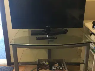 Tvbord i glas og tv LG 43 t