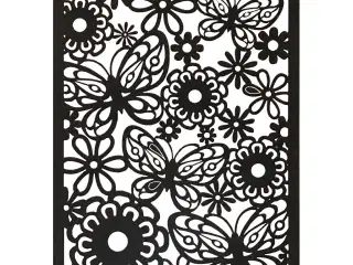 Elegant sort blondekarton 10,5x15 cm - 10 stk.