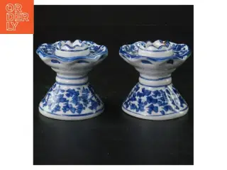 Porcelænsstager (str. H. 6 cm)