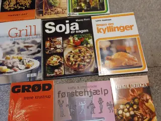 Forskellige kogebøger 20 kr pr stk