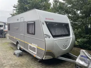 2008 - Dethleffs Camper Lifestyle 510 DB   Dejlig vogn med fransk dobbeltseng fra Hinshøj Caravan A/S