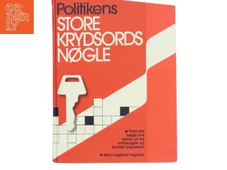 Politikens store krydsordsnøgle af Henriette Sonne (Bog)