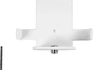 Samleprofil, T-form, H: 55 mm, D: 20 cm, B: 45 mm, hvid, 1 stk.