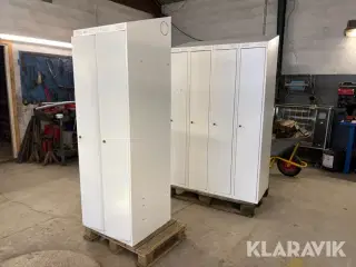 Omklædningsskabe Metal design - 2 enheder