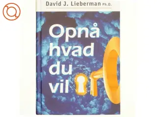 Opnå hvad du vil af David J.Lieberman