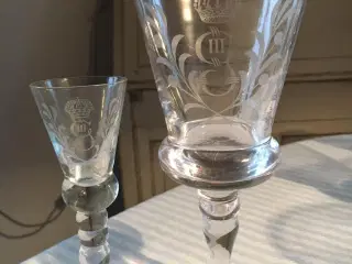 22 sjældne Gustav III glas Boda Sweden  / Reijmyre