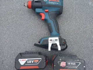 Bosch Slag boremaskine/ Slagnøgle m/ 2 Batterier