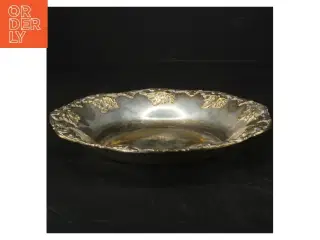 Dekorativ sølvpletfad (str. 20 cm)