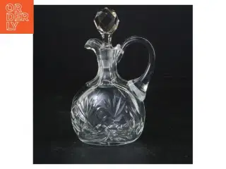 Karaffel Krystal karaffel med glas prop (str. 15 x 9 cm)